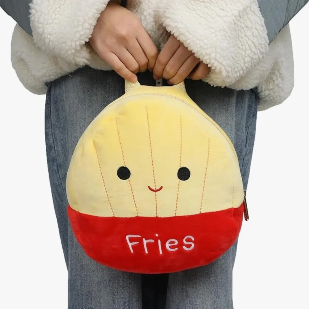 Squishmallows NWT Floyd the French Fries Plush Bag